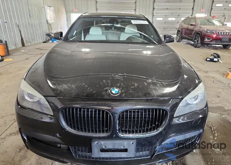 2012 BMW 750 Lxi из США, поврежденный, VIN WBAKC8C57CC436995